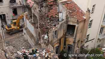 Four Americans on vacation in Athens are killed in massive explosion as bodies are pulled from the rubble