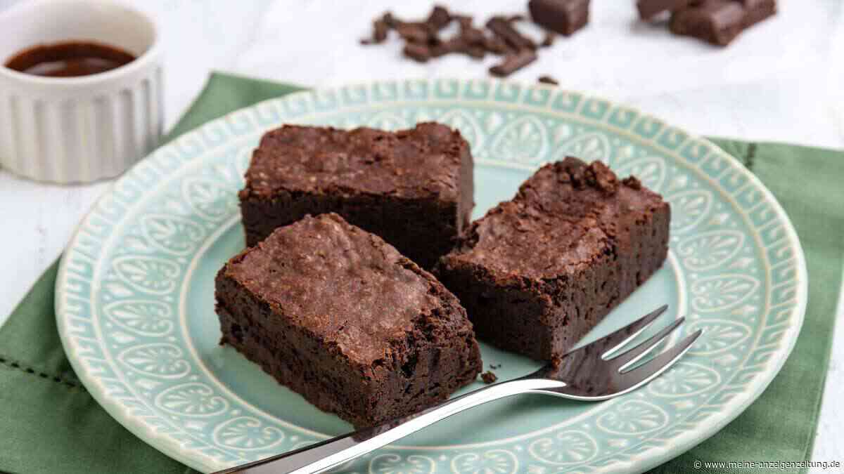 Schoko-Brownies aus nur 3 Zutaten: Vegan, saftig, schnell