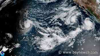 Tropics remain quiet in the Atlantic and busy in the Pacific basins