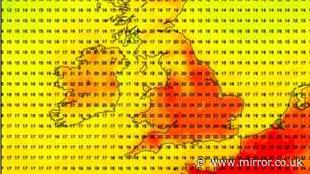 Weather maps show 25C October scorcher looms for 21 areas - see full list