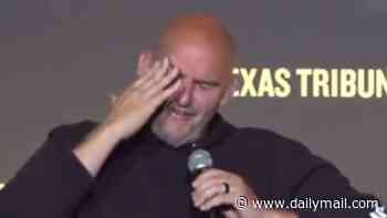 Embarrassed John Fetterman desperately backpedals after telling live audience 'I'm a lifelong Republican!'