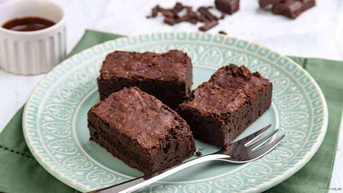 Schoko-Brownies aus nur 3 Zutaten: Vegan, saftig, schnell