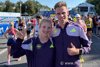 Berlin-Marathon: Push aus dem Himmel lässt Ehepaar aus Sachsen ins Ziel fliegen