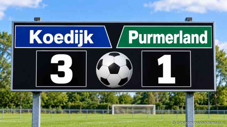 Scherper Koedijk stuurt Purmerland met lege handen naar huis