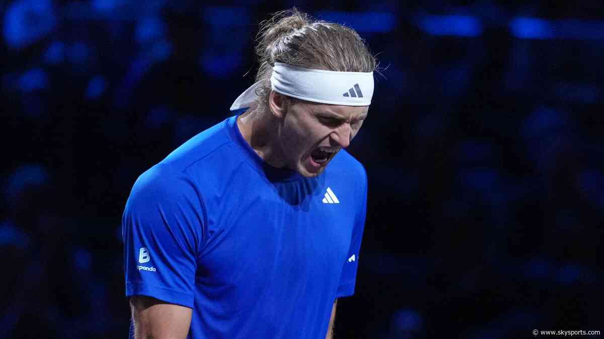 Zverev seals Laver Cup success for Team Europe at London's O2