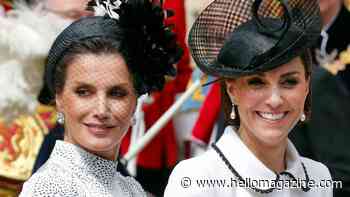 Queen Letizia's boldest power suit is straight from Kate Middleton's moodboard