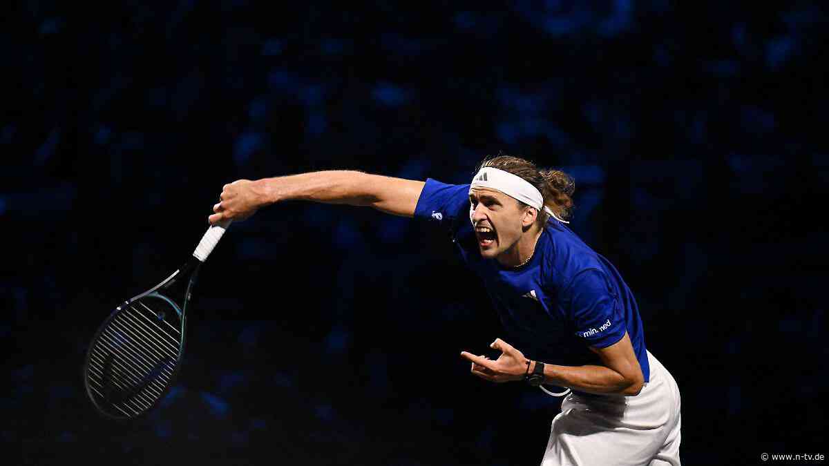 Von cleverem Gegner frustriert: Genervter Zverev rettet Europa den Laver Cup