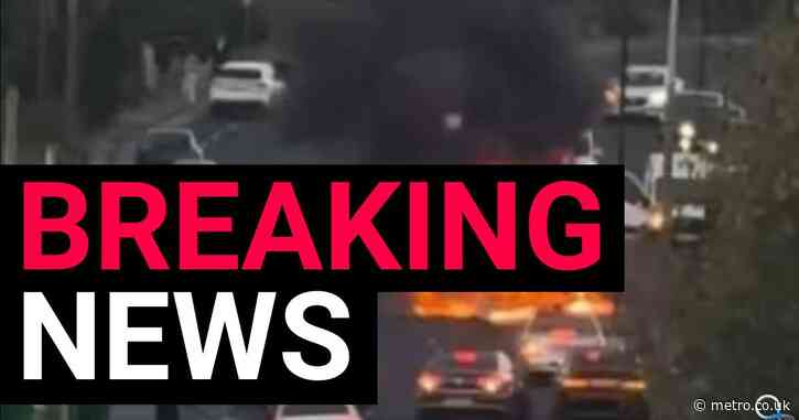Two people killed in fireball crash after BMW ploughs into lamppost in Rotherham