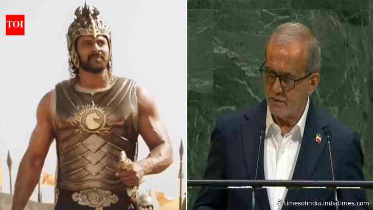 'Will never bow our head': Iran embassy invokes Baahubali to echo Pezeshkian's defiant UN speech