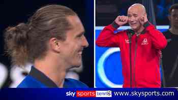 'Don't have to listen to Zverev cry now!' - Agassi's hilarious Laver Cup speech