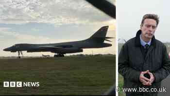 Watch: At the scene of counter-terrorism operation near RAF Fairford