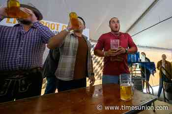 Photos: Rainy day doesn't keep beer lovers away from Wolff’s Biergarten Oktoberfest