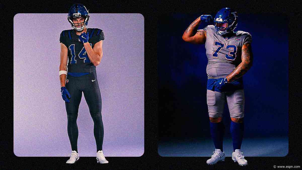 Colts' 'Anvil Strike' and Bills' 'Nickel City' gray alternate tops NFL Week 3 uniforms