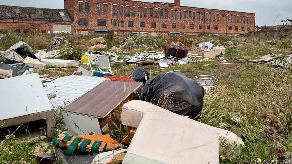 Abandoned Vauxhall housing project targeted by fly tippers as firm collapses into administration owing millions