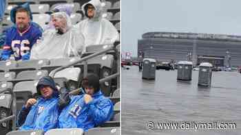 Deadly nor'easter sparks NFL chaos as ferocious 50mph winds and heavy rain batter East Coast games