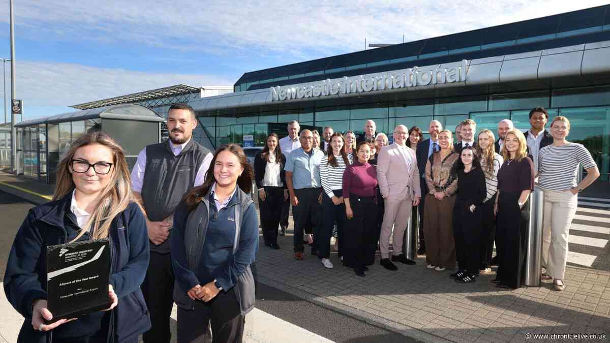 Newcastle Airport crowned Airport of the Year by UK aviation industry experts