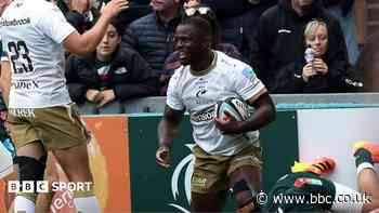 Leicester lose to Saracens despite Hamer-Webb hat-trick
