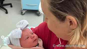 Kelsey Parker continues to soak up the newborn bubble with partner Will Lindsay after welcoming their little girl - a year after losing their son Phoenix