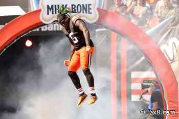 Browns lead Panthers 10-6 in home opener 3rd quarter
