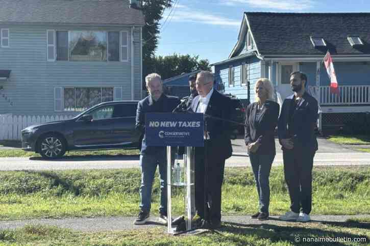 No new taxes: BC Conservative leader brings fiscal message to Surrey campaign stop