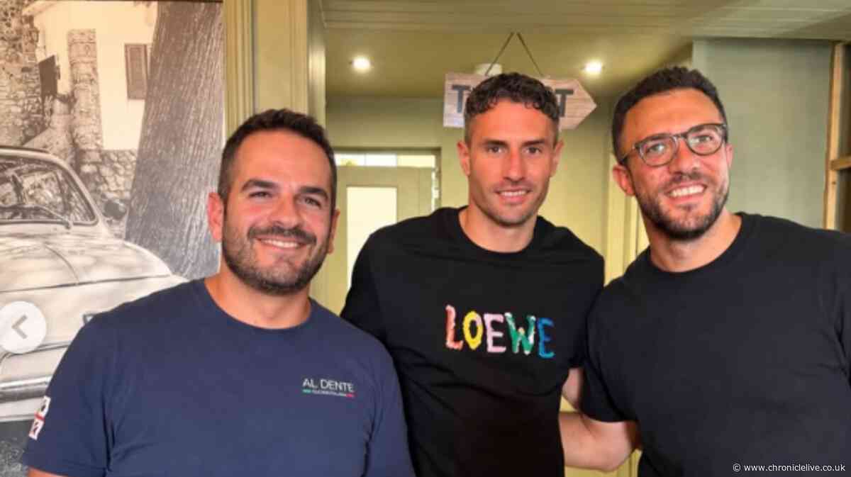 Fabian Schar spotted at Newcastle restaurant that United footballers 'can't get enough' of