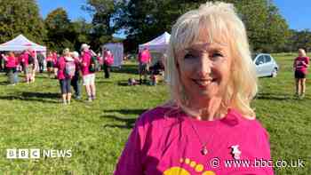 Debbie McGee joins walk for brain tumour charity