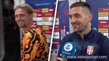 Taylor dolt Tadic tijdens interview: 'Leuk om mijn jongens weer te zien'