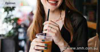 Is it ok to take an iced coffee into a job interview?