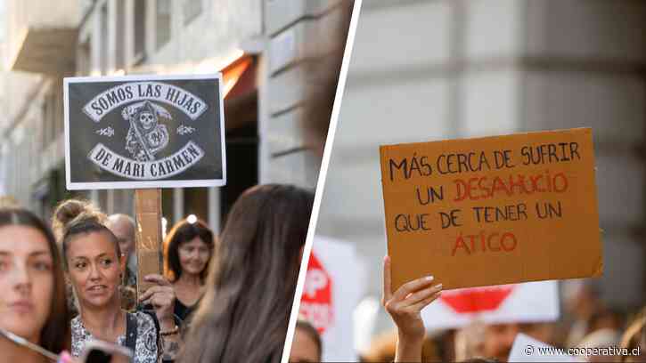 La gota que colmó el vaso: Madrid se llena de protestas por desalojo de anciana discapacitada