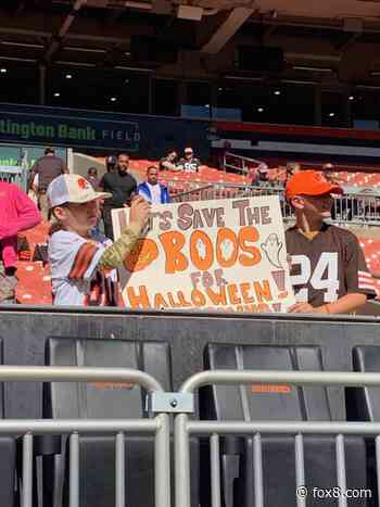 Browns trailing Panthers for first time in home opener