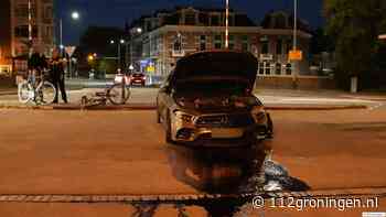 Eenzijdig ongeval in Groningen; auto zwaar beschadigd