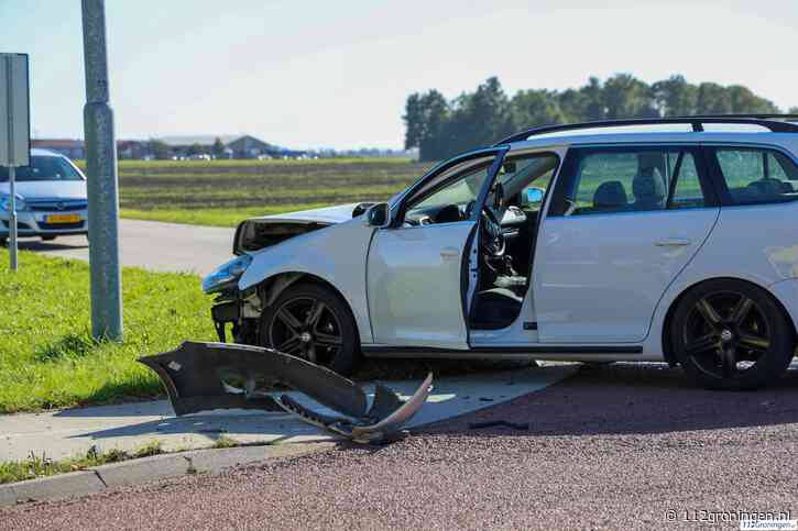 Aanrijding Ombocht in Beerta, 1 lichtgewonde