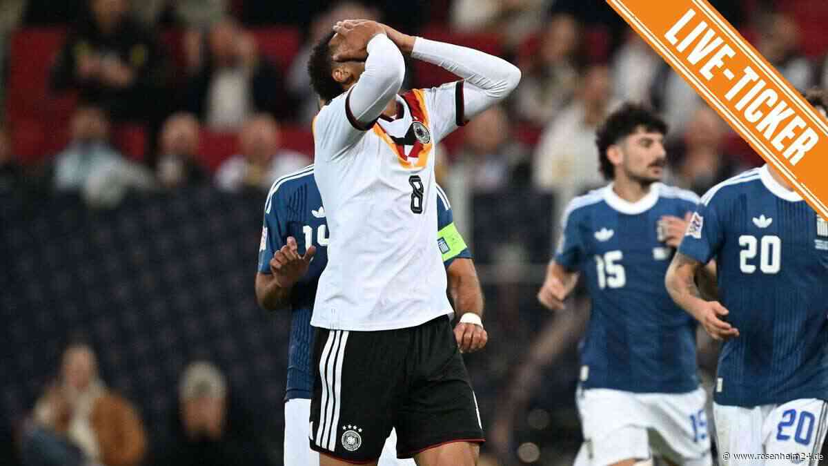 Deutschland gegen Griechenland: Später Schock für DFB-Elf – Comeback-Versuch läuft