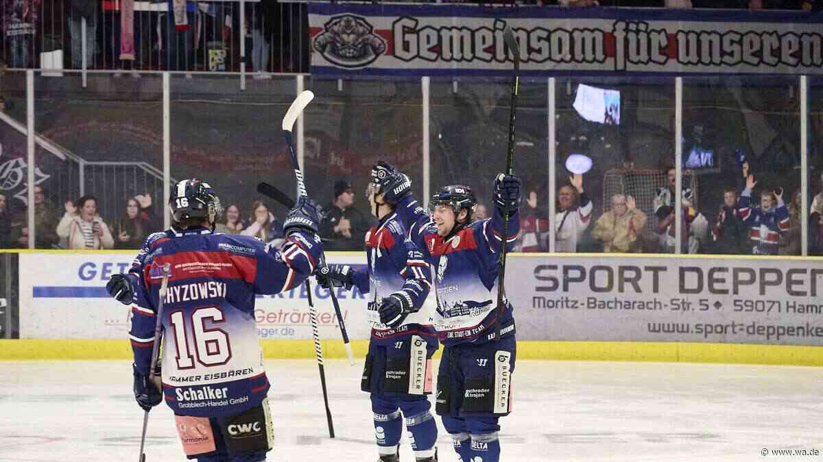 Wildes Derby gegen Herford: Hammer Eisbären gewinnen nach 3:5-Rückstand – „bis zum Schluss gekämpft“