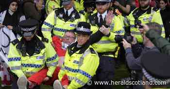 'Shameful attack on free speech' as protestors arrested outside Labour conference