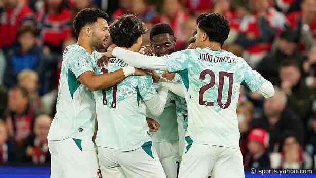 Ronaldo left on bench as Portugal beat Norway