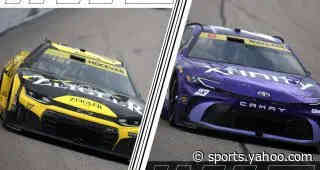 Chase drivers Hocevar, Wallace involved in multicar incident on Lap 123 restart