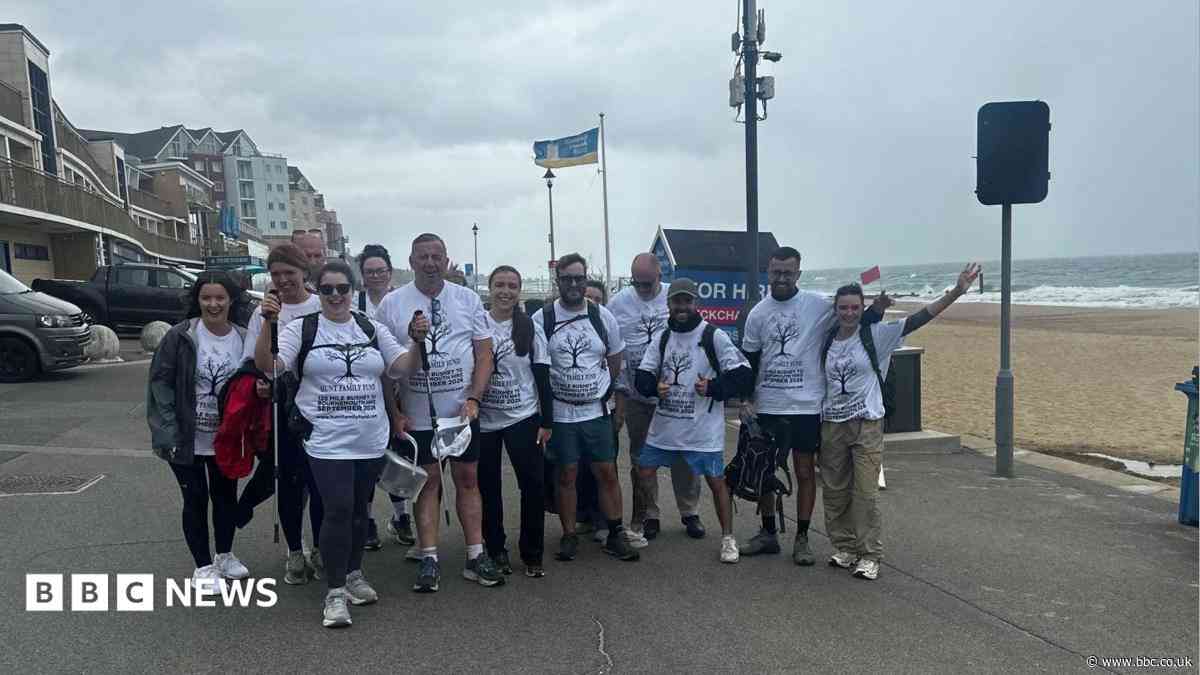Hunt family completes walk for murdered loved ones