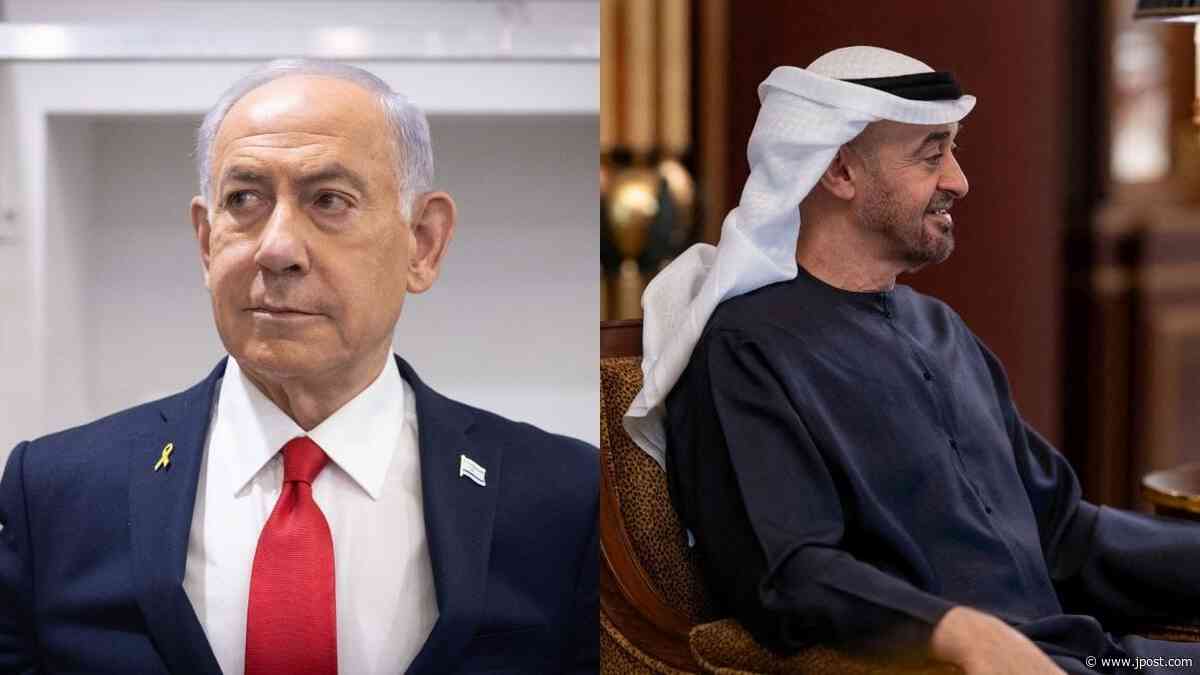 Netanyahu flew to the UAE to meet Emirati President Mohammed bin Zayed, source tells 'Post'