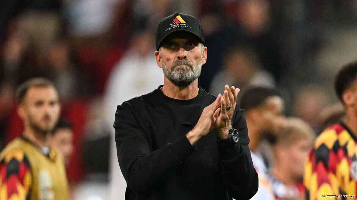 Klopp nimmt DFB-Pleite auf seine Kappe und verteidigt seinen Plan