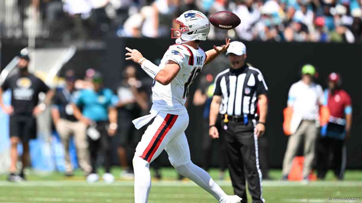 Maye's turnovers haunt Pats as QB vows to look within, lead offense back