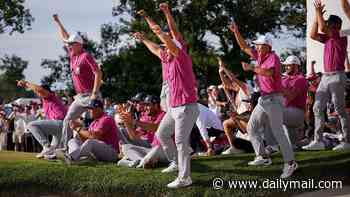 The new Miracle at Medinah: Team USA completes wild comeback to win the Presidents Cup in front of Trump