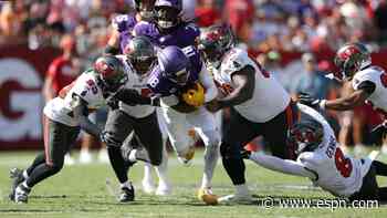 Jefferson hurt early, later ruled out by Vikings due to ankle injury