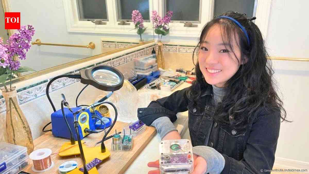 Vivien He developed a device that detects earthquake signals and sends warnings through alarms