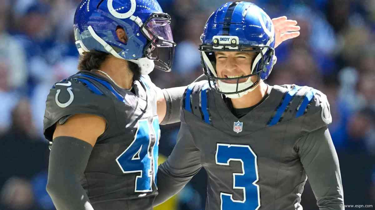Injured Shrader saves day, lifts Colts over Texans with FG