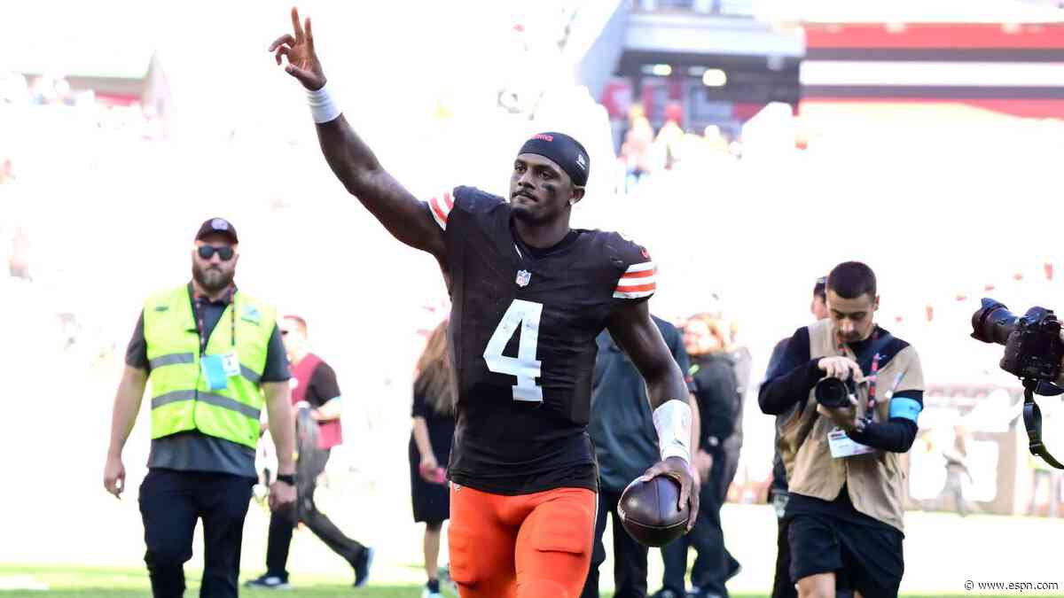 Watson feeds off Browns fans' energy, leads game-winning drive