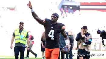 Watson feeds off Browns fans' energy, leads game-winning drive
