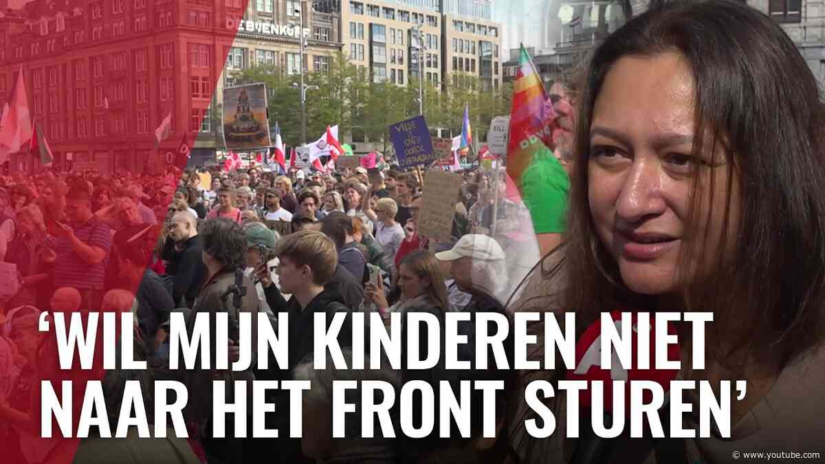 Nationaal vredesprotest op de Dam