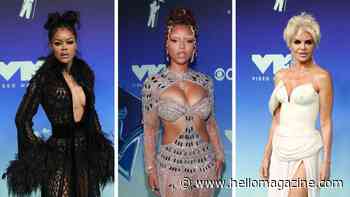 Teyana Taylor's plunging lace gown leads a daring night of VMAs fashion