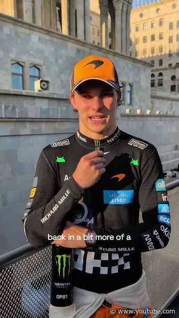 Hear from Oscar after the Azerbaijan Grand Prix 💬